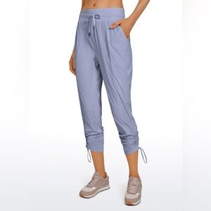 Striped Pants with Pockets 27''- Cinched Leg